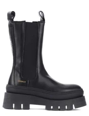 Chunky boot Copenhagen in pelle nero