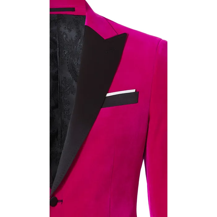 Henk ter Horst Giacca in velluto Rosa