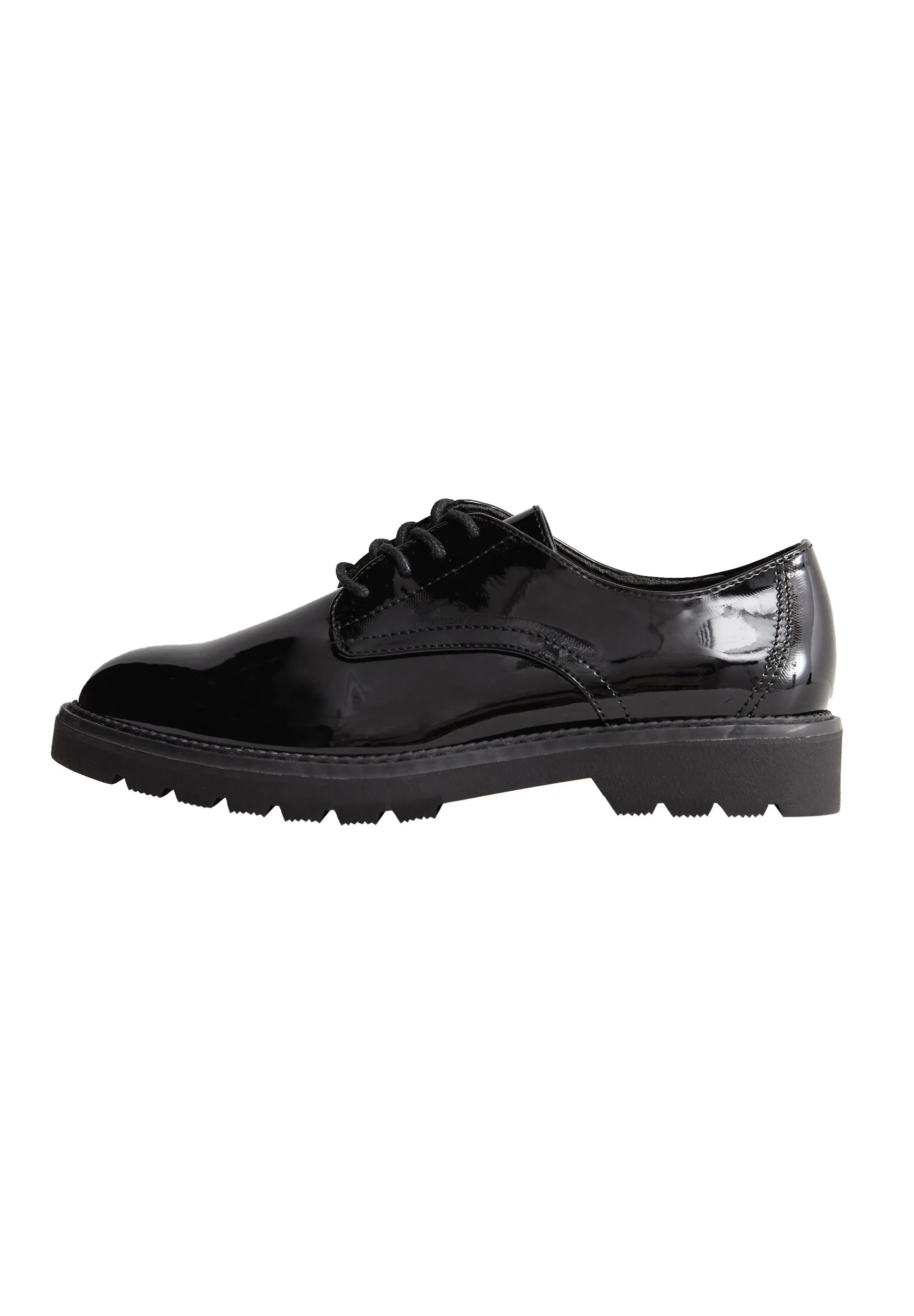 PATENT CHUNKY BROGUES - Stringate