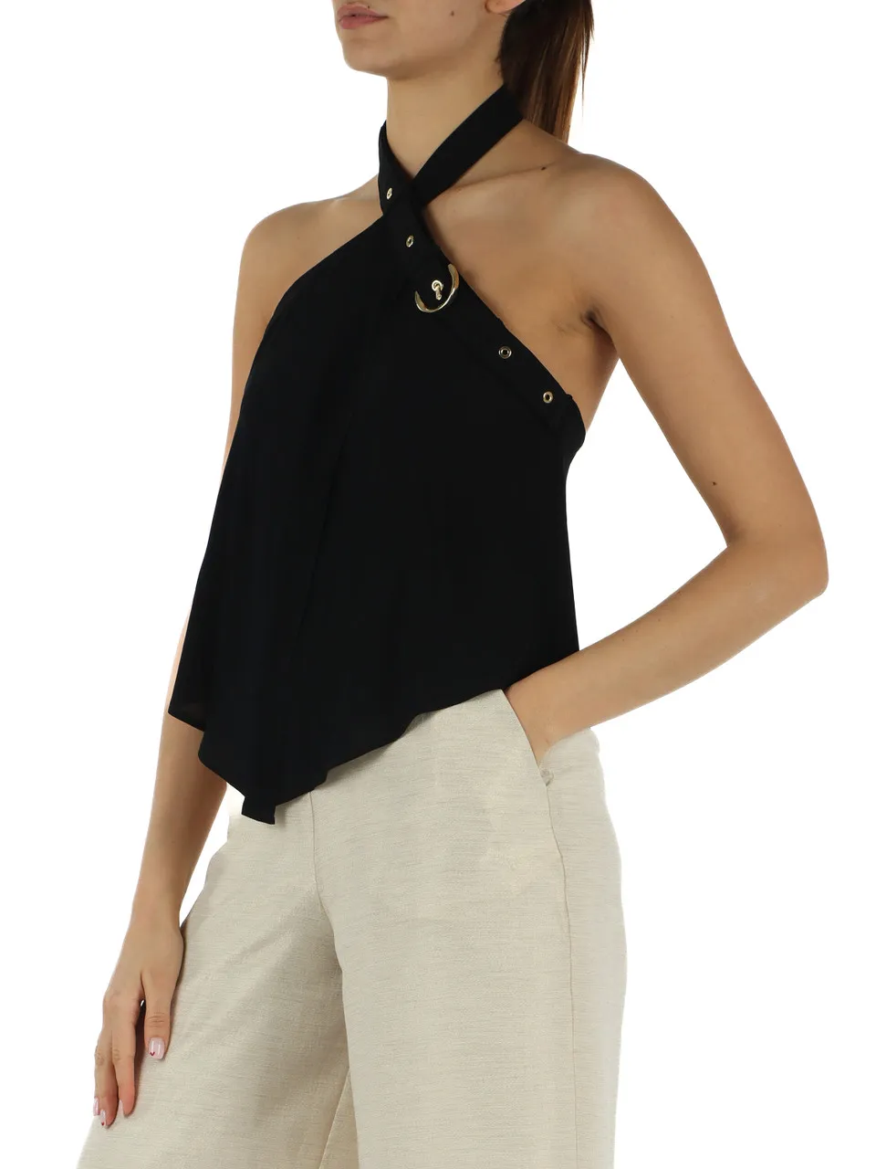 Top in crepe de chine TANTALO